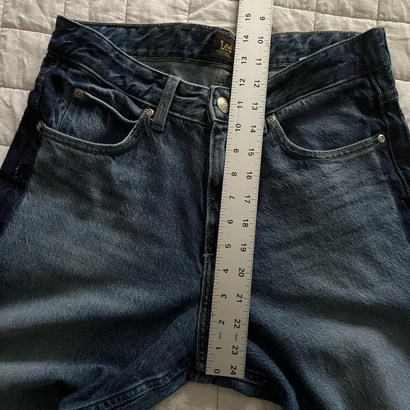 Free People Blue Straight Leg Jeans - Picture 9 of 9